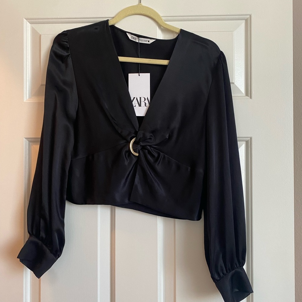Black shirt Zara. New